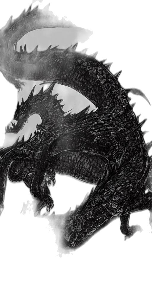 dragon, creature, animal, concept art transparent PNG cut-out