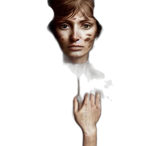 face, mask, dress, staff transparent PNG cut-out