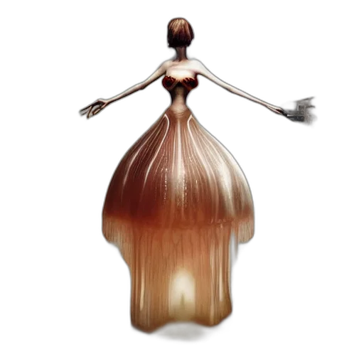 dress, hair, bottle, crown transparent PNG cut-out
