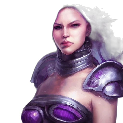 face, fantasy art, concept art, photorealistic transparent PNG cut-out