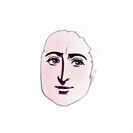 face, mask, hair, staff transparent PNG cut-out