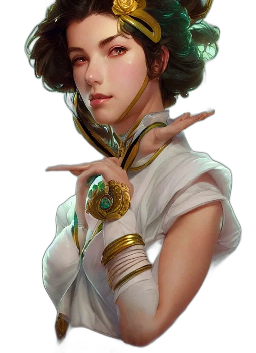 staff, jewelry, face, crown transparent PNG cut-out
