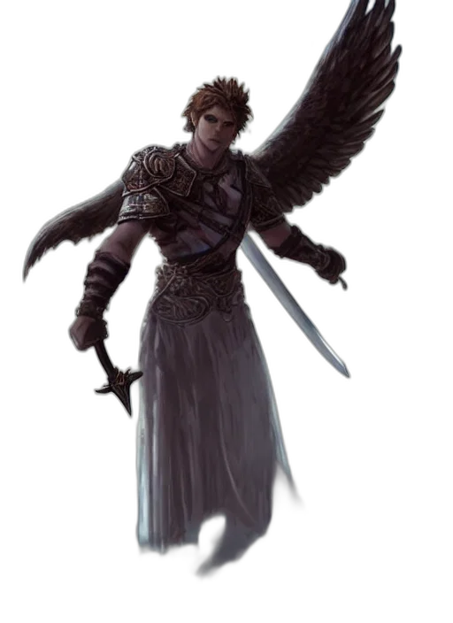 sword, staff, weapon, dragon transparent PNG cut-out