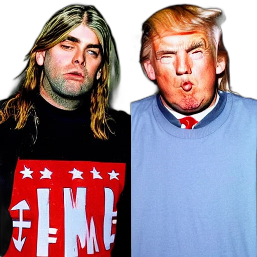 old, fat, kurt, cobain transparent PNG cut-out