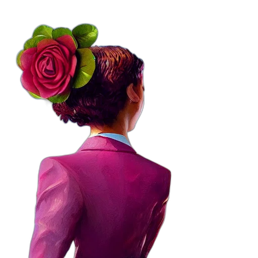 crown, flower, dress, hat transparent PNG cut-out