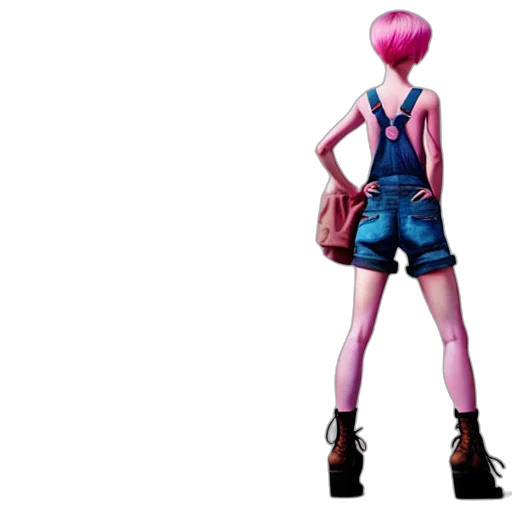 dress, concept art, 3d render, cyberpunk transparent PNG cut-out