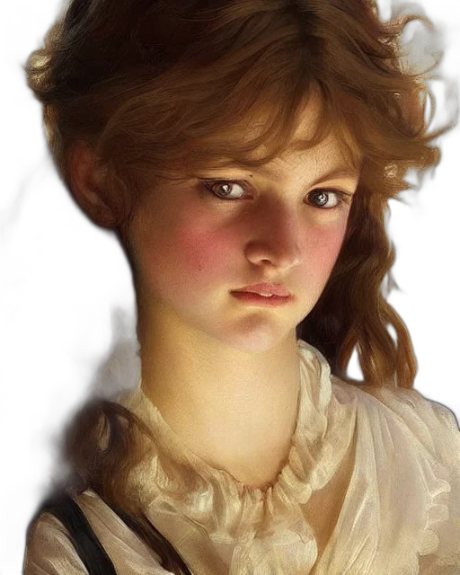 face, dress, hair, jewelry transparent PNG cut-out