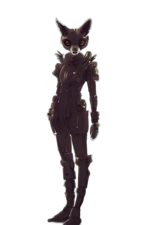 robot, mask, staff, jacket transparent PNG cut-out