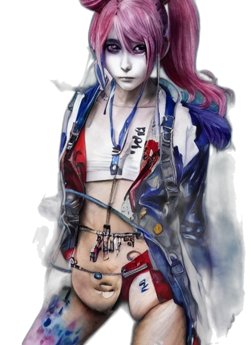 jacket, jewelry, cyberpunk, concept art transparent PNG cut-out