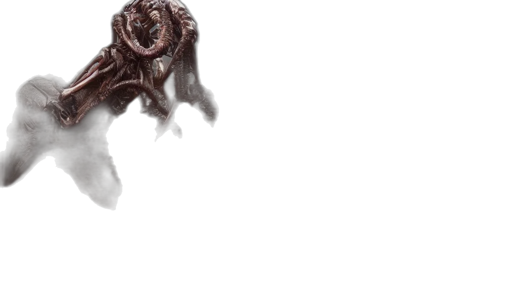 dragon, creature, hair, mask transparent PNG cut-out