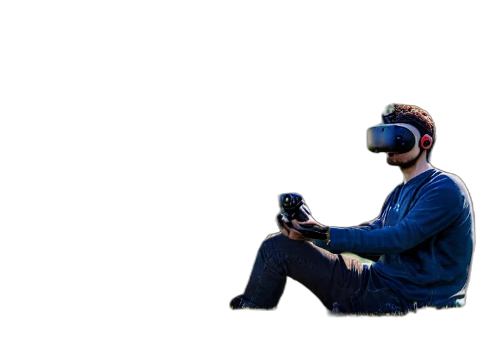 mask, robot, 3d render, concept art transparent PNG cut-out