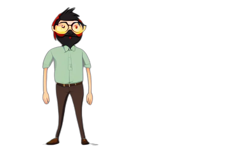 staff, jacket, cartoon, concept art transparent PNG cut-out