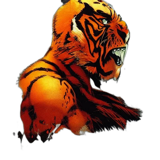 animal, creature, comic book art, concept art transparent PNG cut-out