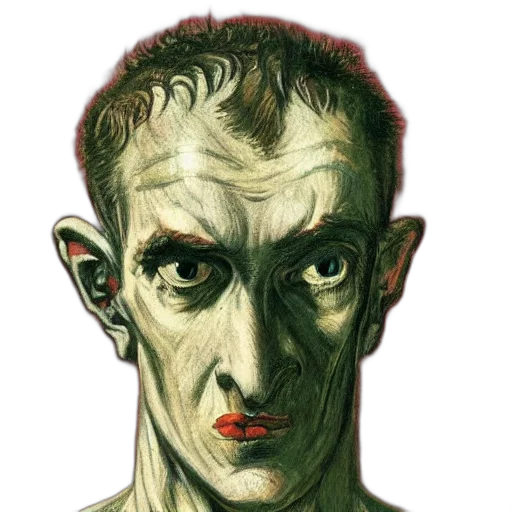 face, creature, mask, staff transparent PNG cut-out