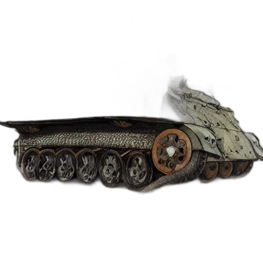 weapon, car, concept art, 3d render transparent PNG cut-out