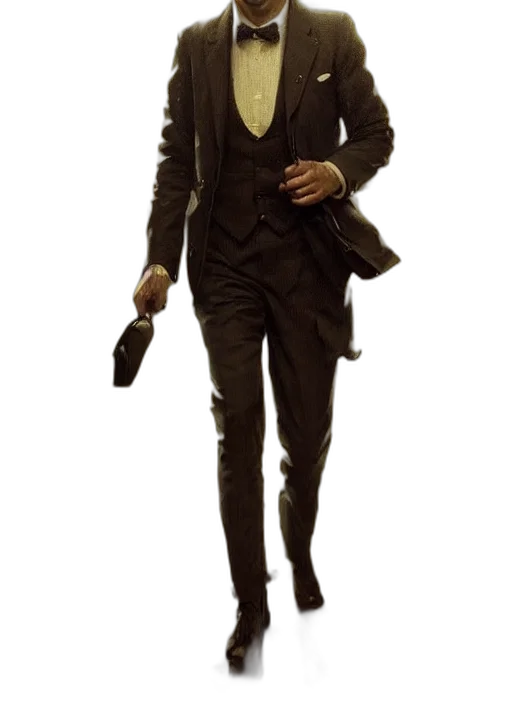 staff, jacket, hat, weapon transparent PNG cut-out