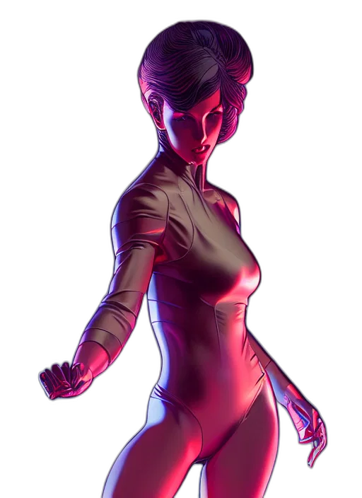 dress, robot, staff, mask transparent PNG cut-out