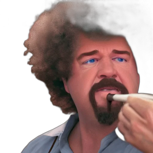 face, hair, mask, staff transparent PNG cut-out