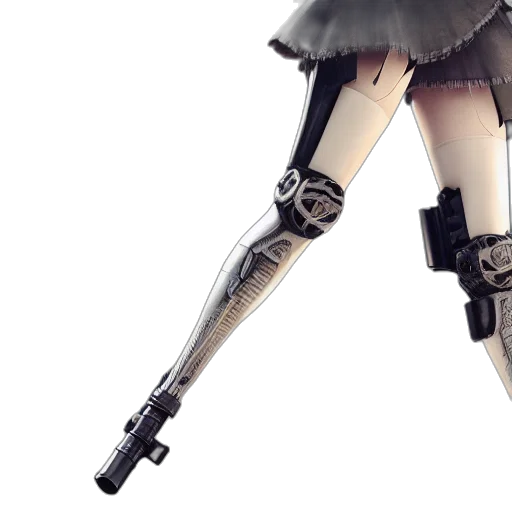 weapon, robot, sword, dress transparent PNG cut-out