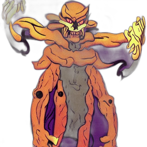 staff, creature, mask, concept art transparent PNG cut-out