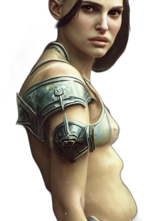 robot, jewelry, face, weapon transparent PNG cut-out