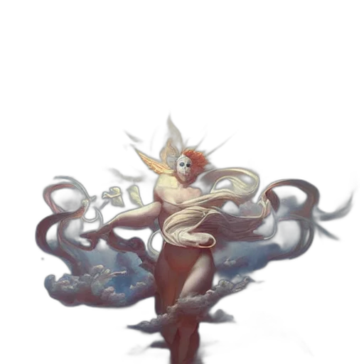 staff, creature, dragon, dress transparent PNG cut-out