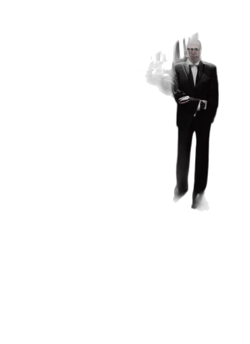 staff, robot, umbrella, jacket transparent PNG cut-out