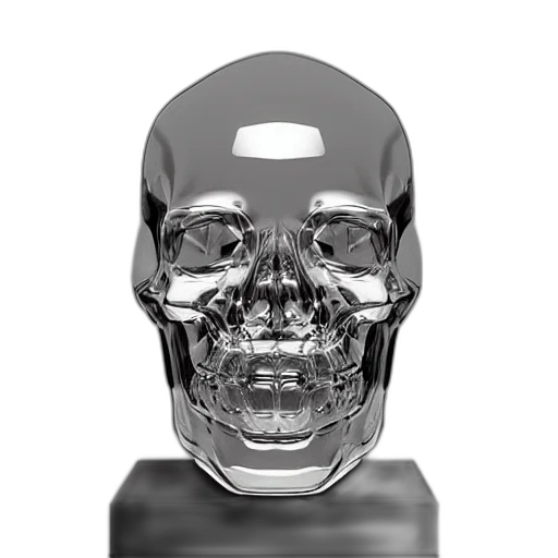 face, mask, robot, 3d render transparent PNG cut-out