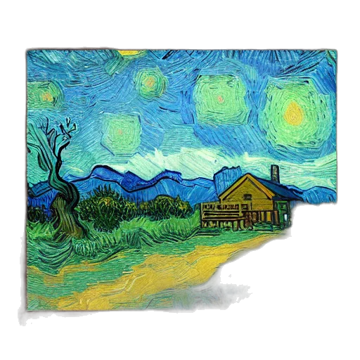 oil painting, watercolor, pixel art, concept art transparent PNG cut-out