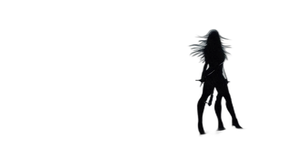 hair, creature, mask, dress transparent PNG cut-out