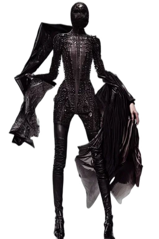 dress, jacket, mask, jewelry transparent PNG cut-out