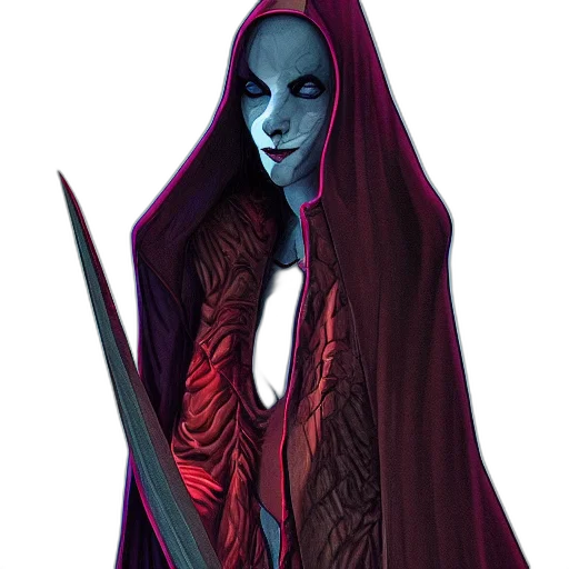 staff, mask, creature, concept art transparent PNG cut-out
