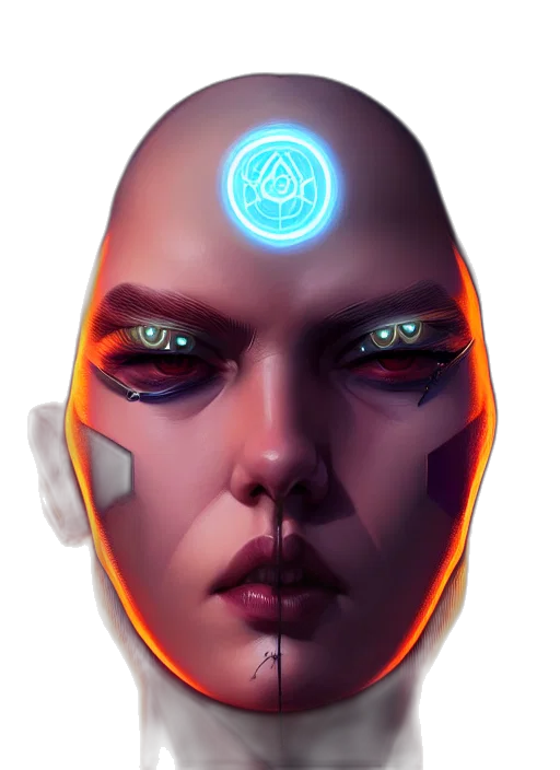 mask, face, robot, jewelry transparent PNG cut-out
