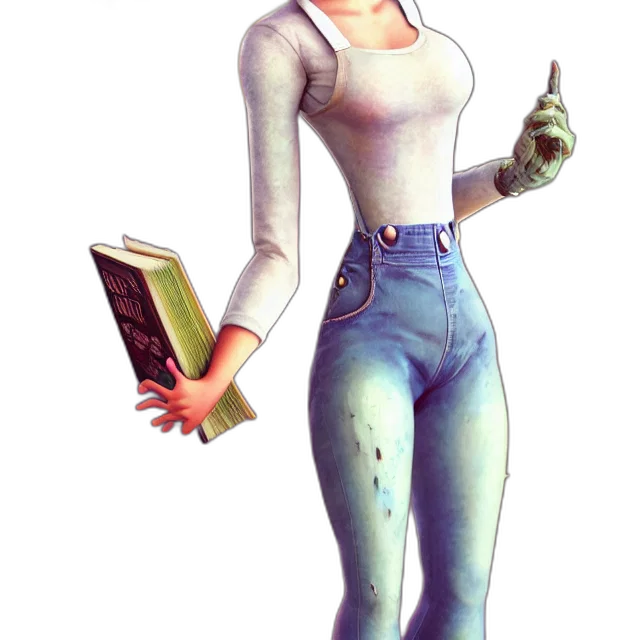 robot, staff, weapon, dress transparent PNG cut-out