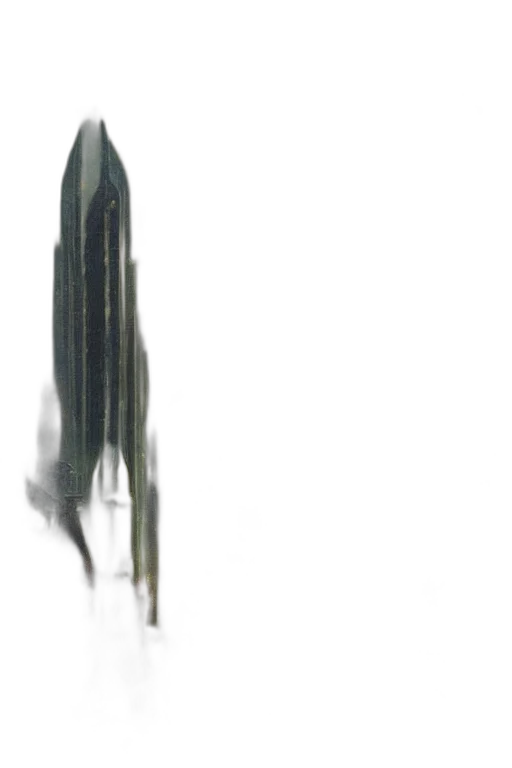 weapon, sword, hair, staff transparent PNG cut-out