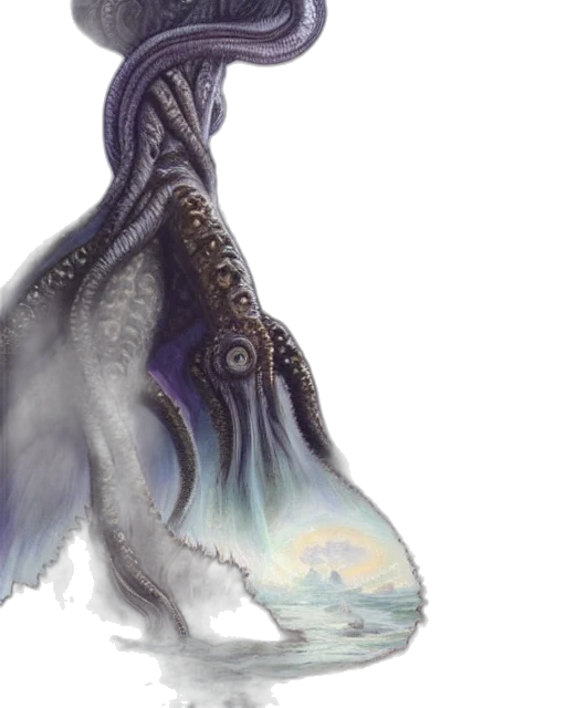 dragon, creature, staff, fantasy art transparent PNG cut-out