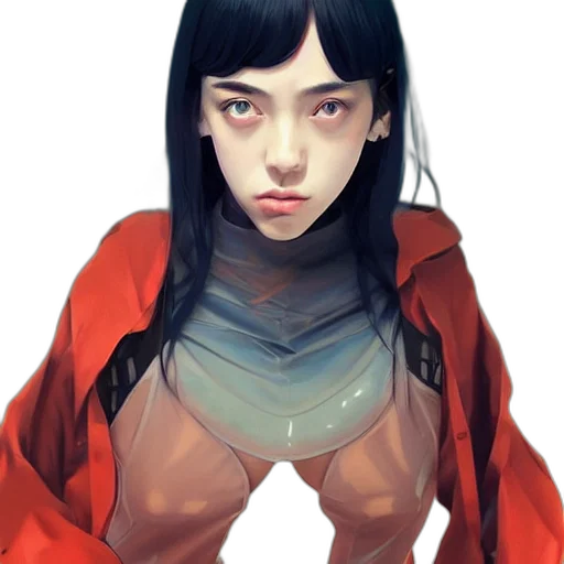 jacket, face, robot, dress transparent PNG cut-out