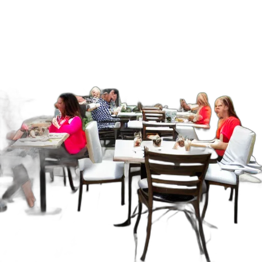 furniture, staff, food, 3d render transparent PNG cut-out