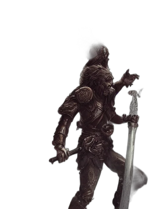 sword, staff, weapon, creature transparent PNG cut-out
