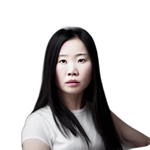 staff, face, hair, dress transparent PNG cut-out