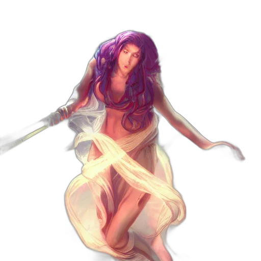 sword, staff, dress, weapon transparent PNG cut-out