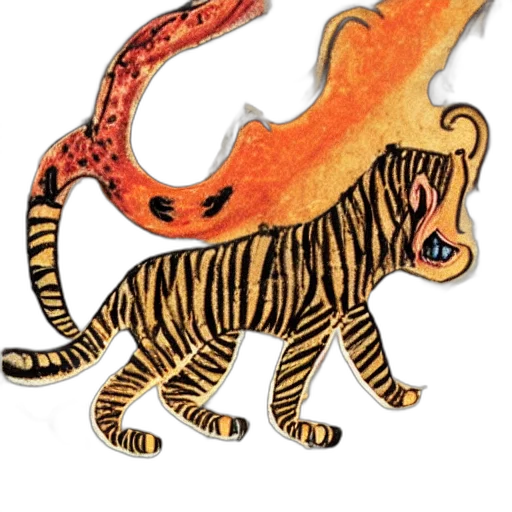 dragon, animal, creature, staff transparent PNG cut-out