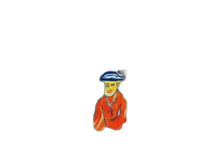 staff, hat, jacket, jewelry transparent PNG cut-out