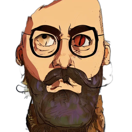 face, mask, staff, cartoon transparent PNG cut-out