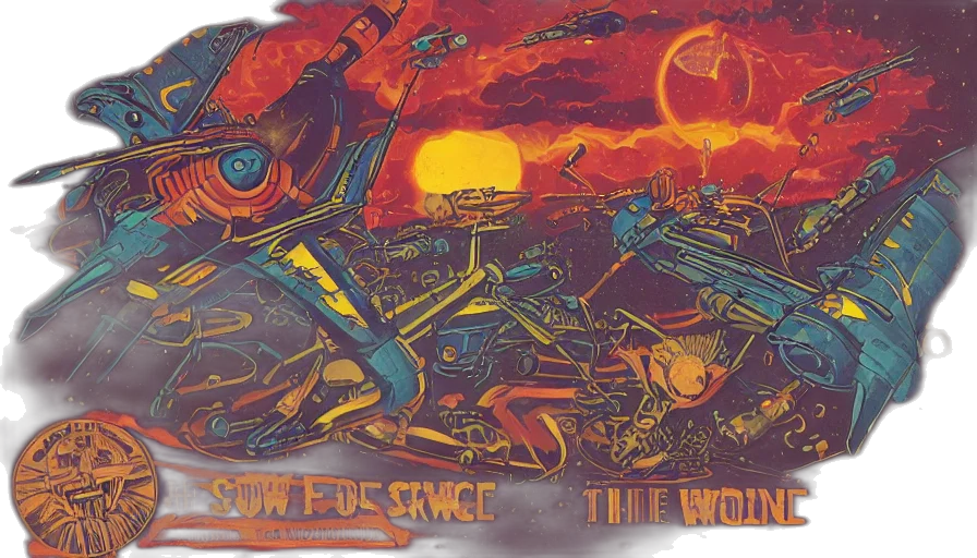weapon, concept art, comic book art, outer space transparent PNG cut-out