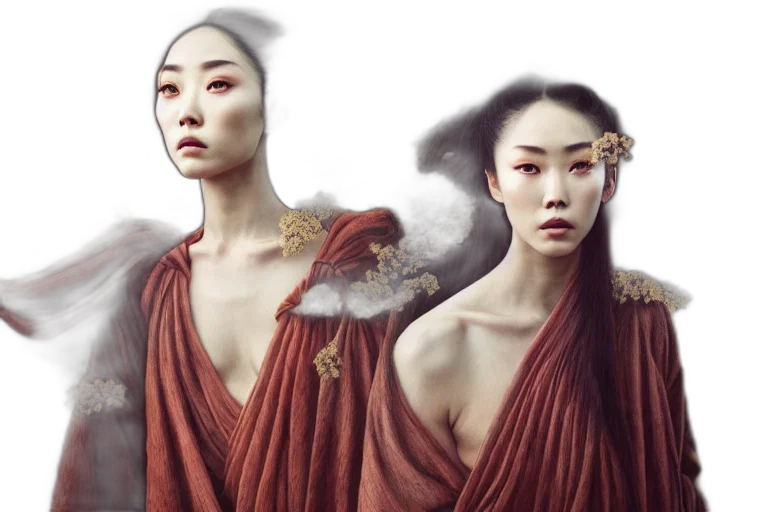 dress, fantasy art, photorealistic, concept art transparent PNG cut-out