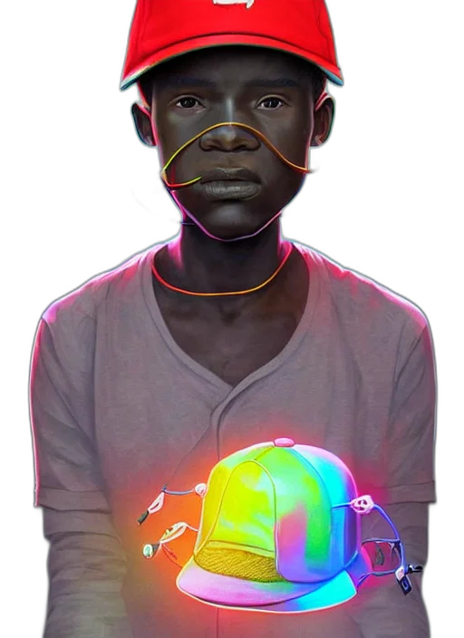 face, mask, hat, staff transparent PNG cut-out