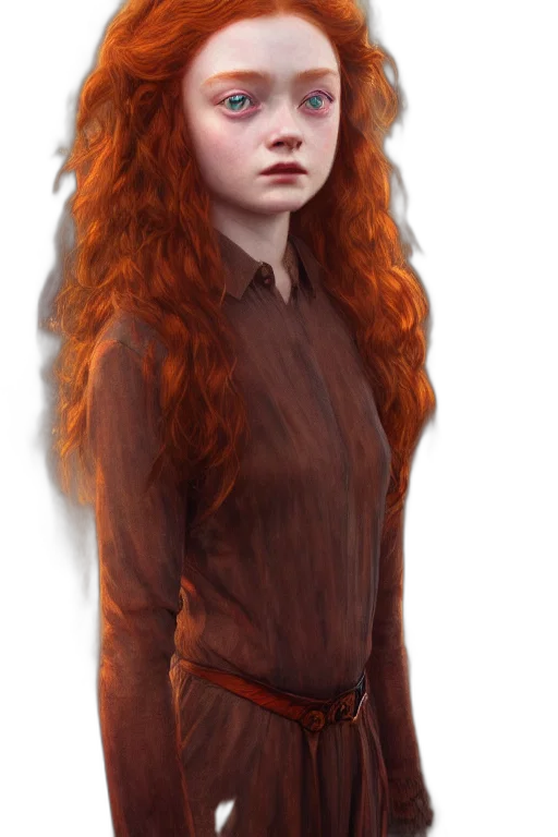 hair, staff, dress, jacket transparent PNG cut-out