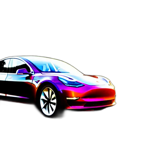 car, robot, 3d render, concept art transparent PNG cut-out