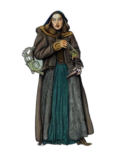 staff, jacket, concept art, fantasy art transparent PNG cut-out